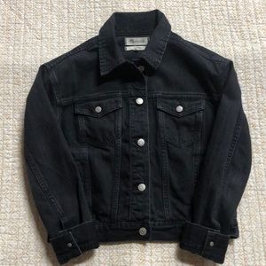 Madewell Black Jean Jacket
